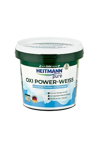 Heitmann Pure Oxi Güçlü Beyaz Çamaşırlar İçin Leke Çıkarıcı Toz Deterjan 500 G Heitmann Pure Oxi Güçlü Beyaz Çamaşırlar İçin Leke Çıkarıcı Toz Deterjan 500 G