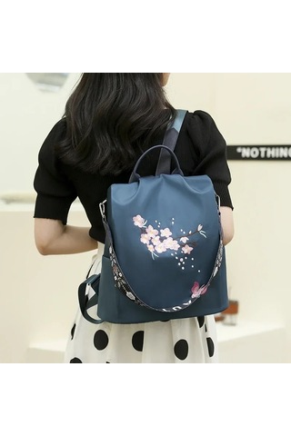 Oxford Katı Sırt Çantaları Kadınlar İçin Fermuarlı Çantalar 2024 Çok Renkli