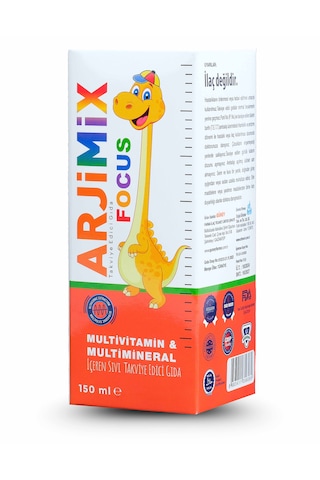 Arjimix Focus Multivitamin İçeren Takviye Edici Gıda 150 ML