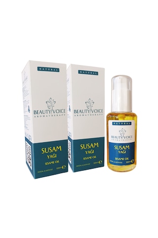 Beauty Voice Saf Susam Yağı Losyon Pompalı Şişe 2 x 200 ML