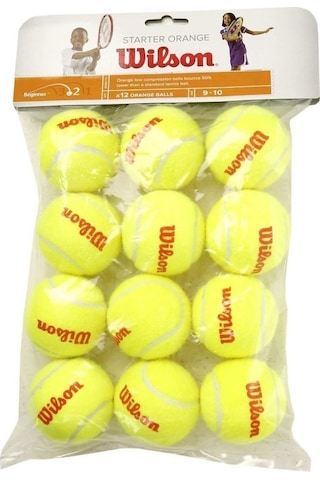 Wilson Starter Turuncu Noktalı Çocuk Tenis Topu 12li Wrt137200