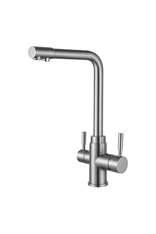 Watalina Lüks Üç Yollu Musluk, Su Arıtma Cihazı Uyumlu, Krom Kaplama, 315 X 270 Mm Diğer