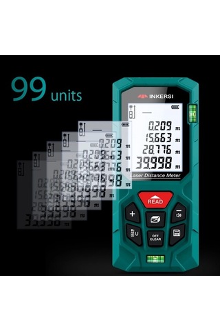 Tongxida Inkersi Lazer Telemetre Dijital Mezura 40m/70m/120m Yüksek Hassasiyetli Ke50 50m Model