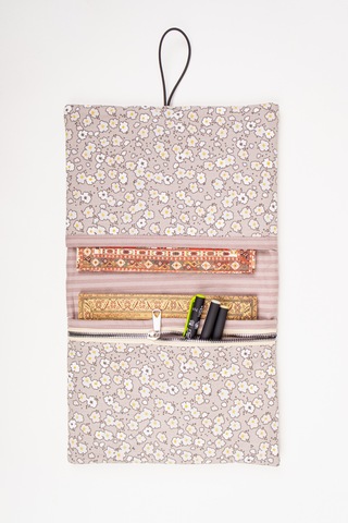 Kitap Kılıfı Ve Defter Kılıfı Fermuarlı Kalem Cepli Kumaş Organizer