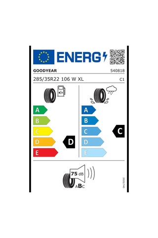 Goodyear 285/35 R22 106W Eagle F1 Asymmetric 3 T0 XL Sct Fp Yaz Lastiği 2024