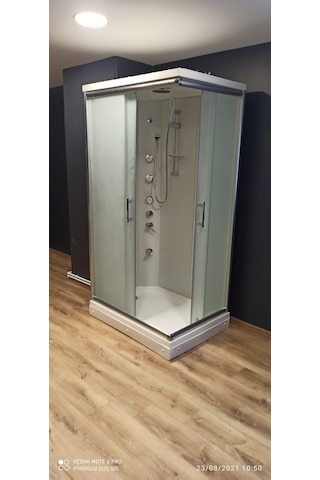 80x110 Dikdörtgen Duş Üstü Kompakt Duşakabin Sistem 1