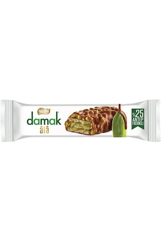 Nestle Damak Ala Antep Fıstıklı Çikolatalı Gofret 12 x 30 G