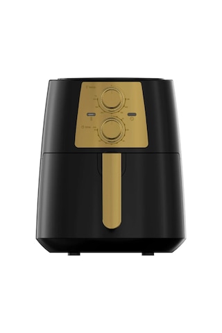 Luxell Lx-Fc5937 Air Fryer 5,5 L Fast Fryer Xl Fritöz-Black Gold