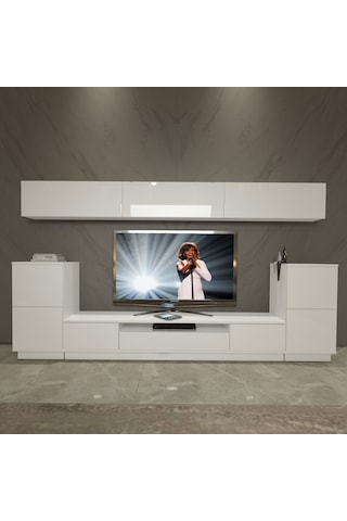 Decoraktiv Trendstyle 9s Slm Tv Ünitesi Tv Sehpası Beyaz