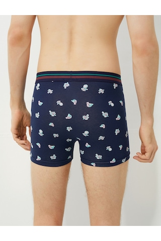 Koton 3'lü Boxer Seti Meyve Baskılı Pamuklu Lacivert Desenli 3slm90037mk Lacivert Desenli