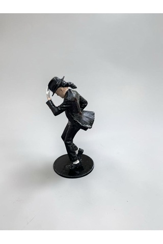 Michael Jackson Billie Jean Moonwalk Dans Pozu Dekoratif Koleksiyon Figürü 10 Cm