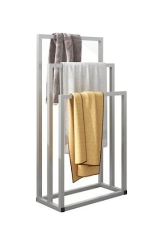 Üçlü Metal Krom Havlu Askılığı Krom