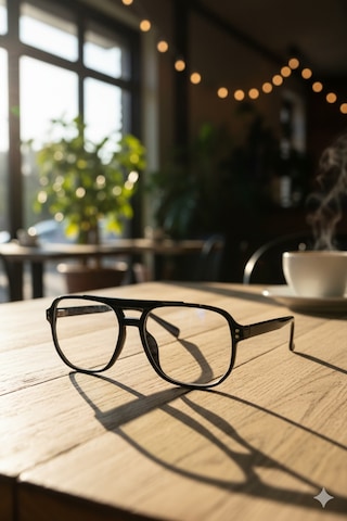 Nova Unisex Kemik Çerçeveli Mavı Işık Filtreli Okuma Gözlüğü Şık, Hafif Ve Konforlu Retro Tasarım Siyah