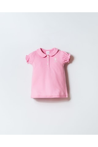 U.S. Polo Assn. U.s. Polo Assn Kız Bebek Elbise Pembe-2357 Pembe