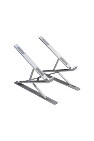 Çift Katlı Ayarlanabilir Notebook Laptop Alüminyum Stand