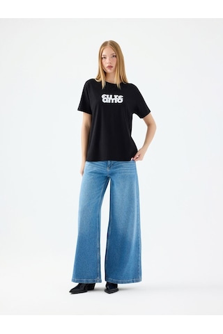 LOFT Regular Fit Kadın Tshirt K.kol Lf2039132 Q1.v1 Siyah