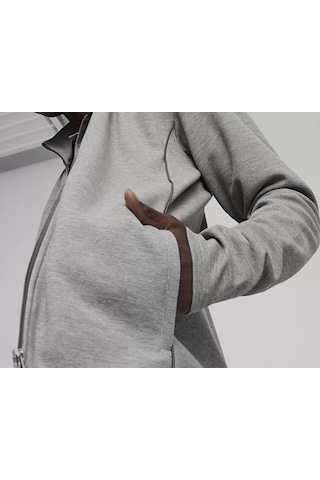 Puma Teamfinal Casuals Hooded Erkek Futbol Ceketi 65852833 Gri 65852833