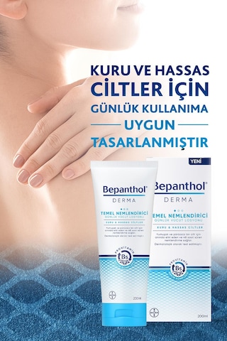 Bepanthol Derma Temel Nemlendirici Günlük Vücut Losyonu