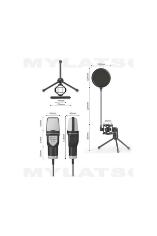 Mylatso Pc Oyun Stüdyo Mikrofona 165190404