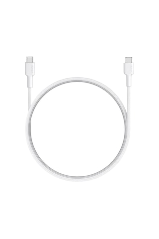 Aukey Cb-cd45-wh Pd Naylon Örgülü Type-c Type-c Şarj Kablosu 0.9m
