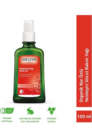 Weleda Organik Nar Özlü Yenileyici Vücut Bakım Yağı 100ml