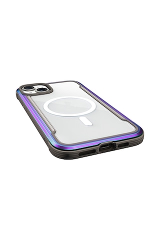 Apple Uyumlu iPhone 15 Kılıf Magsafe Şarj Özellikli Airbagli Raptic Shield Serisi Şeffaf Arka Yüzey Kapak Renkli