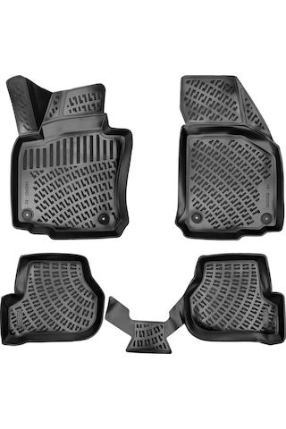 Volkswagen Jetta 2005-2011 3d Siyah Kokusuz Havuzulu Paspas Takımı