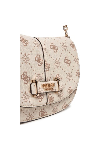 Guess Carrie Logo Kadın Çapraz Çanta Hwgp9898200 Bej