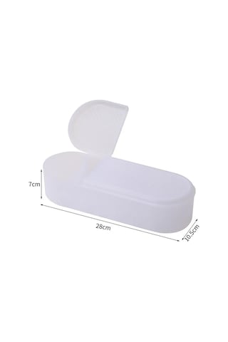 Massart Şarj Cihazları Ve Kablolar İçin Kapaklı Evrensel Düzenleyici 159391165 Beyaz