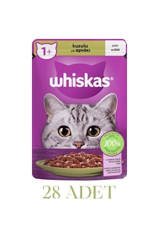 Whiskas Kuzu Etli Kedi Maması 85 Gr 28 Adet