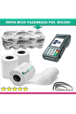 1000 Adet - İnpos M120 Pos Rulosu