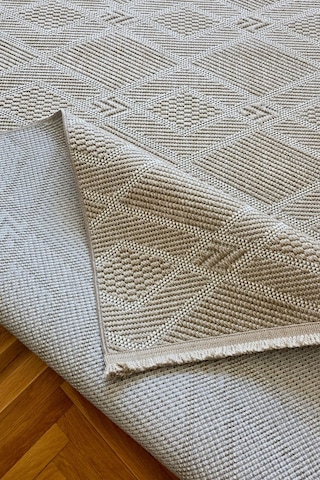 Leiva Home Lara 05 Krem Bej Sisal İskandinav Modern Kaymaz Taban Yumuşak Özel Ölçü Salon Koridor Halısı 0220-krem