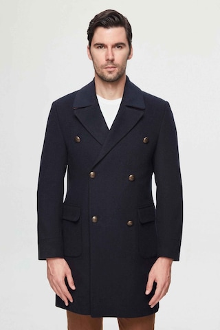 D's Damat Ds Damat Regular Fit Lacivert Balıksırtı Palto 3hf0877300021 Lacivert
