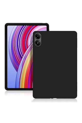 Forzacase Xiaomi Redmi Pad 2 Pro 12.1 Inch Tablet İle Uyumlu Silikon Kılıf Siyah - Fc155 Arka Kapak