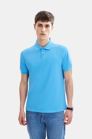Backandbond Gök Mavi Regular Fit Örme Polo Yakatişört