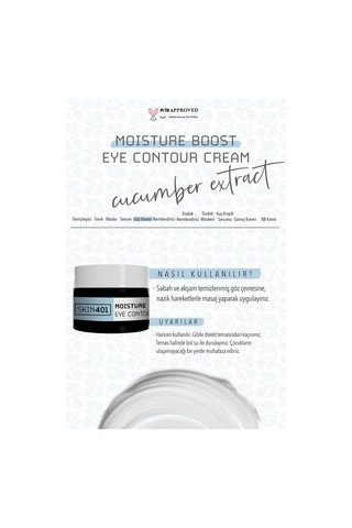 Skin401 Moisture Boost Ultra Nemlendirici Göz Çevresi Kremi 20ml