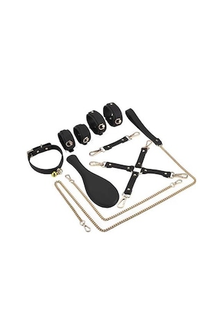 Odins Shop Fetiş Fantezi Serisi 6 Parça Mükemmel Siyah Set 1533S