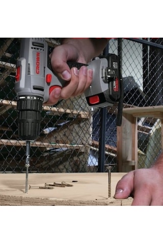 Crown CT21055L 14.4V 1.5 Ah Li-ion Çift Akülü Darbesiz Şarjlı Matkap Vidalama