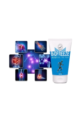 Biofreeze 2 Adet Cool The Paincream: lerinizin Sırtınız Beliniz Fıtığınızın na Teskin Kremi 50 Ml