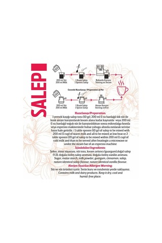 Oze Salep Chai Tea Latte 2 x 1 KG