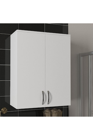 Dekorister Zoe Banyo Üst Dolabı Beyaz (274336083) Çok Renkli