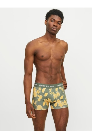 Jack & Jones Erkek Jacdan Trunks 3Lü Paket Boxer - 12256550-02 001