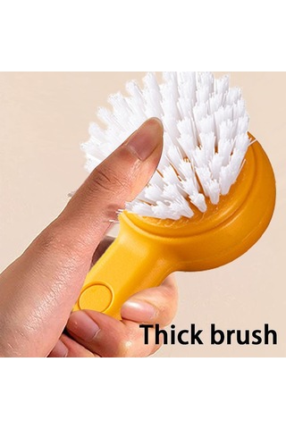 Sebze Temizleme Fırçası Meyve Fırçası İyi Tutuş Uzun Saplı Gıda Temizleme Fırçası Çok İşlevli -4