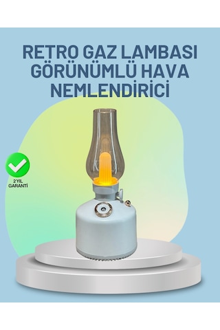Renkli Led Işıklı Retro Lambası Aroma Terapi Mist Maker