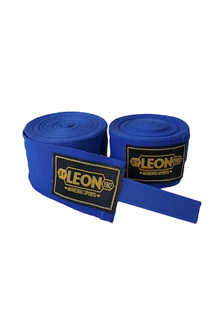 Leon Elastik Boks, Kick Boks Ve Muay Thai Bandajı 7 Metre Mavi
