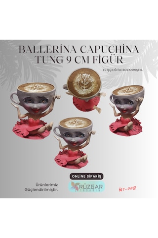 Ballerina Capuchina 9 Cm Figür Tung Tung Sahur Karakteri Balerina