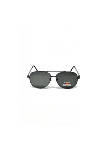 Polarize Yüksek Kalite Damla Aviator Black Polarize Güneş Gözlüğü Unisex Çok Renkli