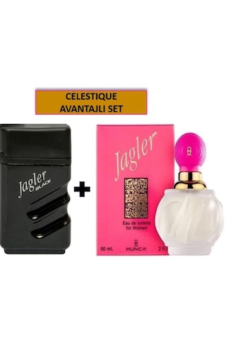 Jagler Black Edt Erkek 90ml + Classic Kadın Parfüm Edt 60 Ml Fresh