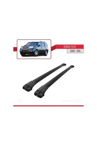 Honda Pilot 2009-2015 Arası İle Uyumlu Ace-1 Ara Atkı Tavan Barı Siyah