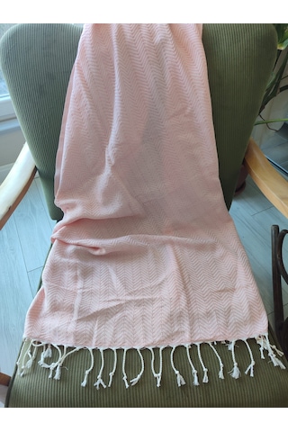 Plaj Havlusu Peştemal %100 Pamuk Pembe